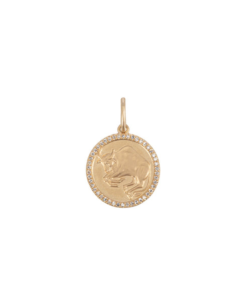 Taurus Charm - 14K
